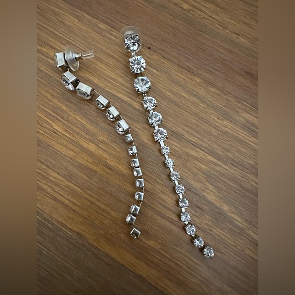 RADA earrings rhinestone long sparkle - Picture 2 of 2